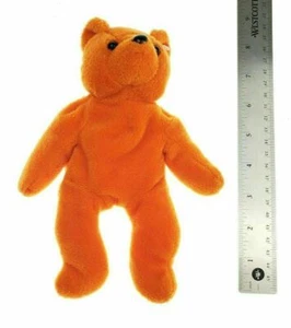 Vintage Avon 1997 Stofftier Orange Bär Plüsch für Kinder - Bild 1 von 2