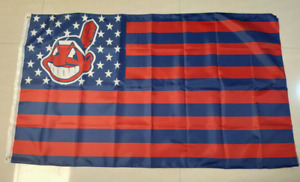 Cleveland Indians Flag 3x5 FT Polyester Baseball MLB Banner