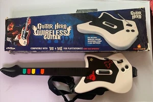 Official Guitar Hero Wireless Guitar For PlayStation 2 PS2 *No Dongle - Picture 1 of 10