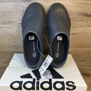 Adidas Unisex Adicane Slides - Carbon / Black HQ9918 Size Mens 8 / Womens 9 NEW - Picture 1 of 12