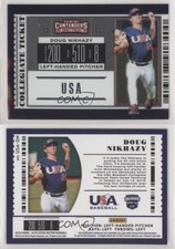 2019 Elite Extra Edition USA Collegiate National Team Tickets Doug Nikhazy