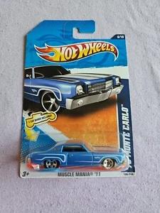 2011 Hot Wheels '70 MONTE CARLO hellblau 106/244 GREAT CARD Target Car Bands - Bild 1 von 4