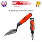 4'' Pointing Trowel Hardened Tempered Steel Wooden Handle Tools Building