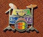 Hard Rock cafe 2015 San Diego Gay Pride Rainbow Lips on Drums Set Pin