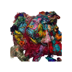 Knitsilk Premium Sari Silk fiber 500 grams - Picture 1 of 14