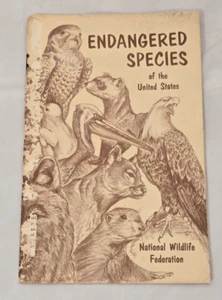 Endangered Species Of The United States Ephemera 70s Wildlife Extinct Brochure - Picture 1 of 6