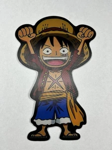 Monkey D Luffy One Piece 3D Lenticular Motion Anime Sticker Car Peeker Decal - Bild 1 von 4