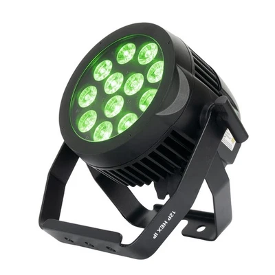 American DJ ADJ 12P HEX IP 65 Outdoor RGBAW + UV LED DMX Par Can Wash Up-Light - Image 1 of 4