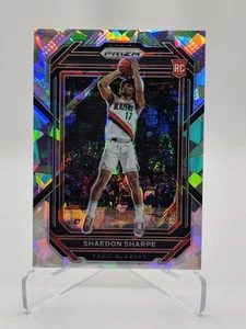 2022-23 Panini Prizm Prizms Ice #250 Shaedon Sharpe RC (A) - Bild 1 von 2