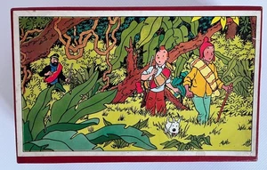HERGE - LE TEMPLE DU SOLEIL - PUZZLE TNTIN - BOIS - 120 PIECES - LE LOMBARD - Imagen 1 de 12