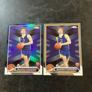 BRANDON PODZIEMSKI 3 Card Lot! 2 ROOKIE CARDS + Prizm Silver Golden State. HOT ! - Picture 1 of 9