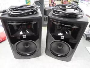 JBL 3 Series MKII Active Monitor Speakers Black 305PMKII (Sold As Pair) - Picture 1 of 2