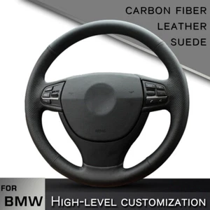Custom Car Steering Wheel Cover for BMW 520 520i F10 F07 (GT) 2009-2017 F11 F01 - Foto 1 di 13