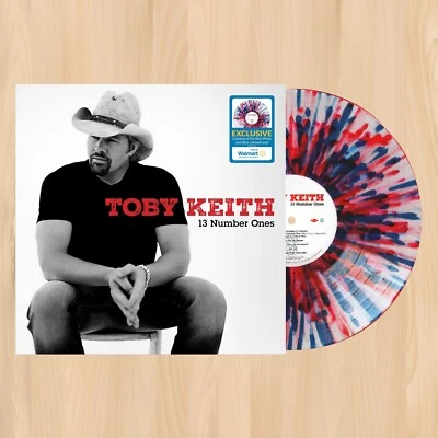 RED, WHITE, and BLUE VINYL----  TOBY KEITH  13 Number Ones EXCLUSIVE LP     0121 Foto 1 de 3