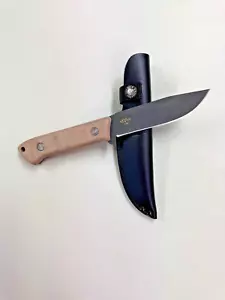 Buck 104 Compadre Camp Knife Fixed Drop Point Micarta Handle Sheath 0104BRS1-B - Picture 1 of 1