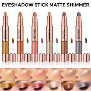 Waterproof Eyeshadow Shimmer Stick Eyeliner Pen Lasting Effect Makeup Pencil - Picture 1 of 17