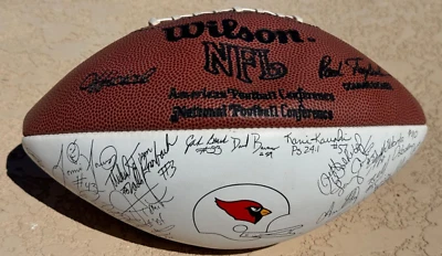 DE COLECCIÓN 1990 PHOENIX CARDINALS FACSÍMIL FIRMADO PANEL BLANCO FÚTBOL Foto 1 de 4