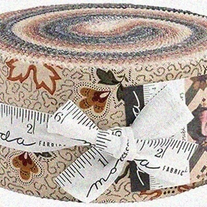 Kansas Autumn Breeze Jelly Roll - 40 Cozy 2.5" Strips - Picture 1 of 4