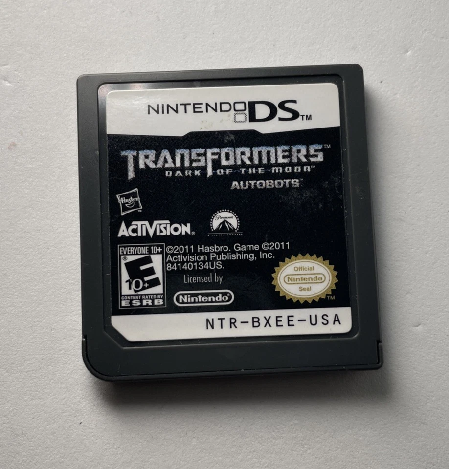 Transformers: Dark Of The Moon Autobots Nintendo DS somente cartucho - Imagem 1 de 2