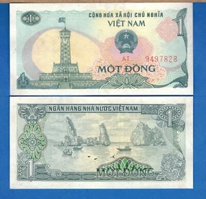 Viet Nam P-90 1 Dong Year 1985 Uncirculated Banknote - Picture 1 of 1