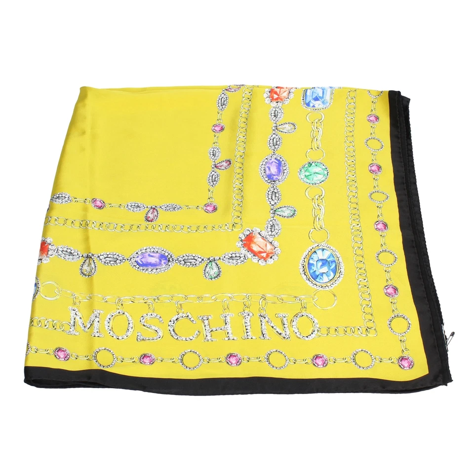 3509 Foulard MOSCHINO Donna Oro FB0017 Foto 1 de 1