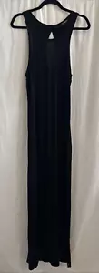 Vestido maxi Express negro ojo de cerradura espalda talla mediana - Imagen 1 de 9