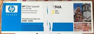 NEW Genuine C4194A Yellow HP LaserJet 4500 4550 Toner Cartridge - Photo 1/2