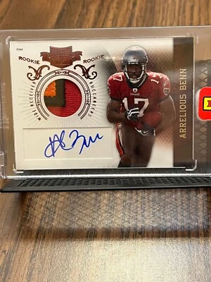 ARRELIOUS BENN 2010 PLATES & PATCHES BUCCS DUAL ROOKIE AUTOGRAPH AUTO RPA /699!! - Image 1 of 2