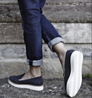 Seven Boot Lane Dakota Charcoal Emboss Suede Loafer Shoes UK 5 RRP £80