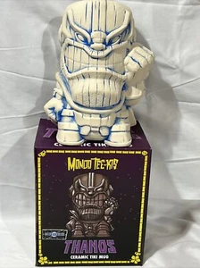 Mondo Marvel Universe Thanos Space Variant Tiki Mug --Blue Ceramic 32 OZ NEW - Picture 1 of 7