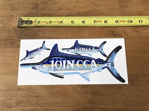 Adesivo/decalcomania Join CCA pesca pesce conservazione costiera autentico!! - Foto 1 di 1