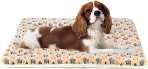 Mora Pets Dog Bed Crate Pad Ultra Soft Pet Bed with Cute Star Print Washable Cra - Picture 1 of 12