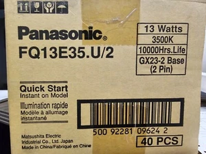 PANASONIC FQ13E35U/2 2 PIN 3500K FLO LAMP QUAD TUBE - Picture 1 of 1
