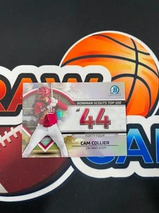 2023 Bowman - Bowman Scouts Top 100 #BTP-44 Cam Collier (RC) - Picture 1 of 2