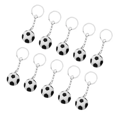  10 Pcs Football Keychain Lovers Mini Keyring Keyrings Pendant Hanging Prop - Imagen 1 de 4