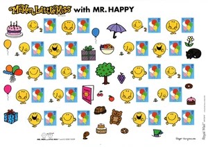 LS52  SMILERS GENERIC SHEET LITTLE MISS MR HAPPY UM - Picture 1 of 1