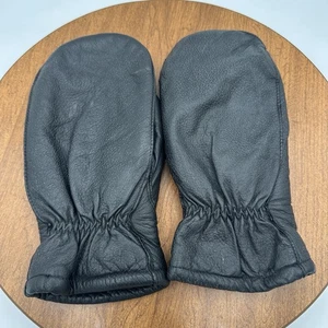 WILSONS LEATHER Genuine Leather Mittens Sherpa Acrylic Lining Size XL - Picture 1 of 4