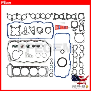 For 89-95 Nissan 240SX 2.4L L4 SOHC 12v Graphite Full Gasket Set - Picture 1 of 7