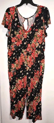 Nuevo con etiquetas Maurice's Floral XXL, Mameluco Jersey Manga Corta Foto 1 de 4