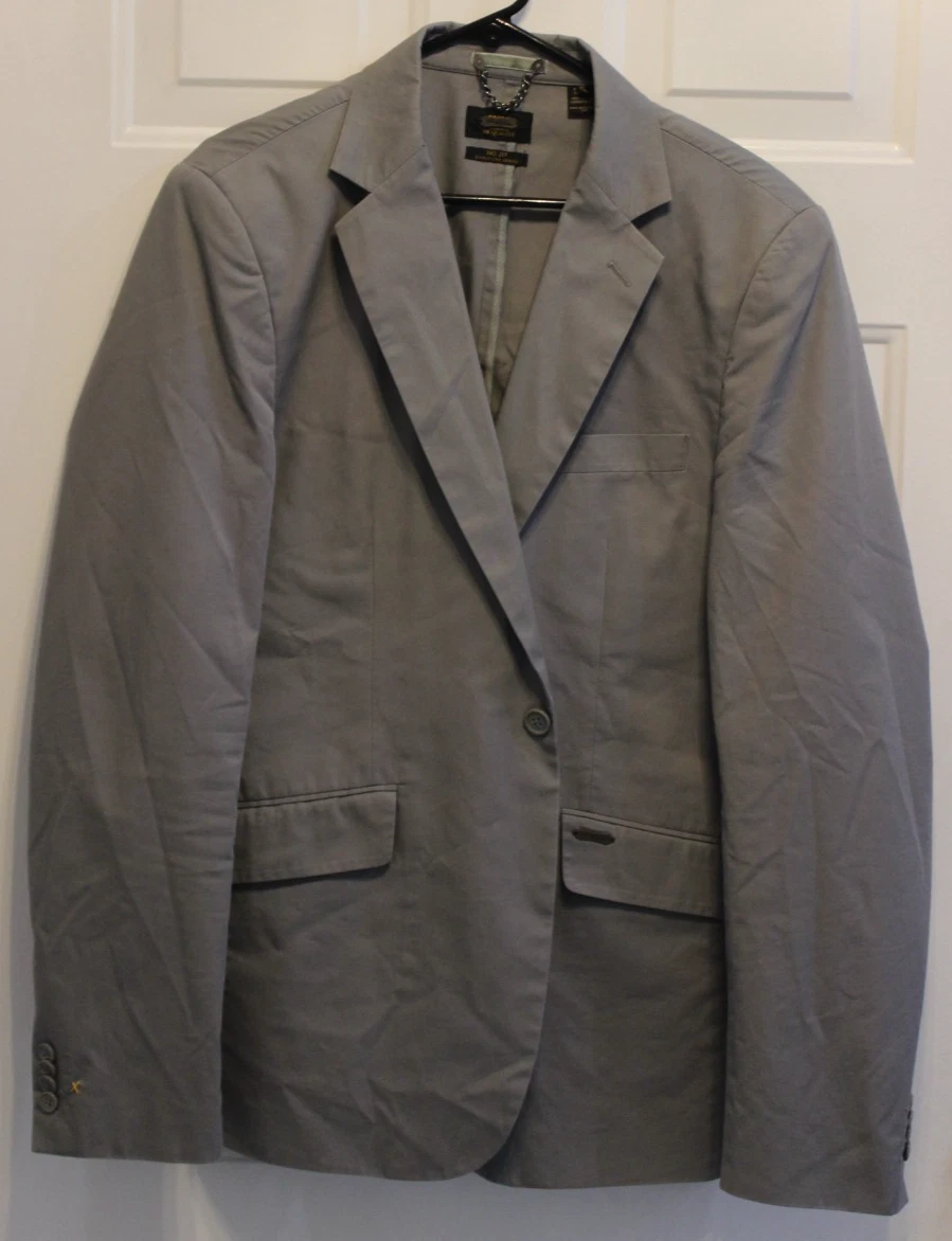 Gray One-Button Suits & Blazers for Men for sale | eBay