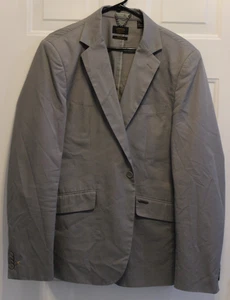 Scotch & Soda Gray 1-Button Blazer Jacket Single Breast Men's Size 52 XL Paisley - Picture 1 of 15