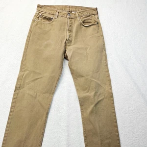 Pantalone Levi Strauss 501 XX uomo 33 x 34 marrone denim gamba dritta 5 tasche cotone - Foto 1 di 20