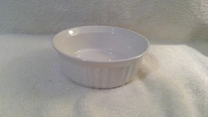 Vintage French White 24oz-708mL, 6 1/2in Round Dish, No Lid, EUC - Picture 1 of 5