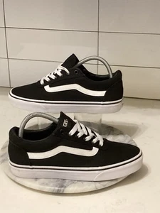 Vans old-skool Off The Wall Classic Black & White  Lace Up Womens Size 8.5 - Picture 1 of 6