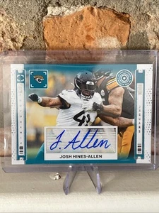 2024 Panini Photogenic in the Action Autographs Josh Hines-Allen #Iaa-Jal (AU) - Bild 1 von 1