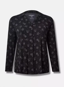 *NWT* Torrid Super Soft Button Through Long Sleeve Sleep Shirt Size 3 (22/24) - Picture 1 of 7