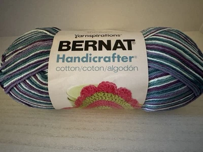 Bernat Handicrafter Ombre 100% Cotton Yarn~Large 12 oz Skein~Crown Jewels 34023 - Image 1 of 4