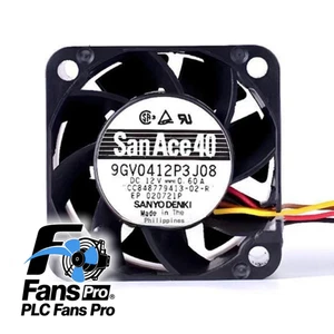1PCS Brand New SANYO DENKI 9GV0412P3J08 DC 12V 0.60A 4-Pin Server Cooling Fan - Picture 1 of 3