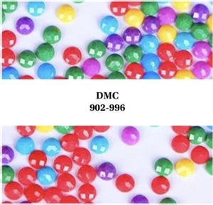 Diamond Painting ROUND Drills approx 200 Per Bag Choose DMC 902 to 996 UK - Picture 1 of 3