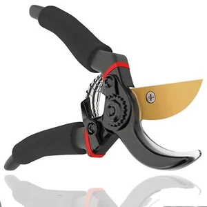 8 Inch Professional Hand Pruning Shears Garden Clippers with Soft Grip Handle - Picture 1 of 6